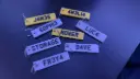 Car Registration Key Rings
