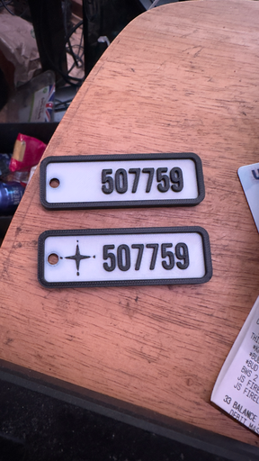 CRT Licence Keyring